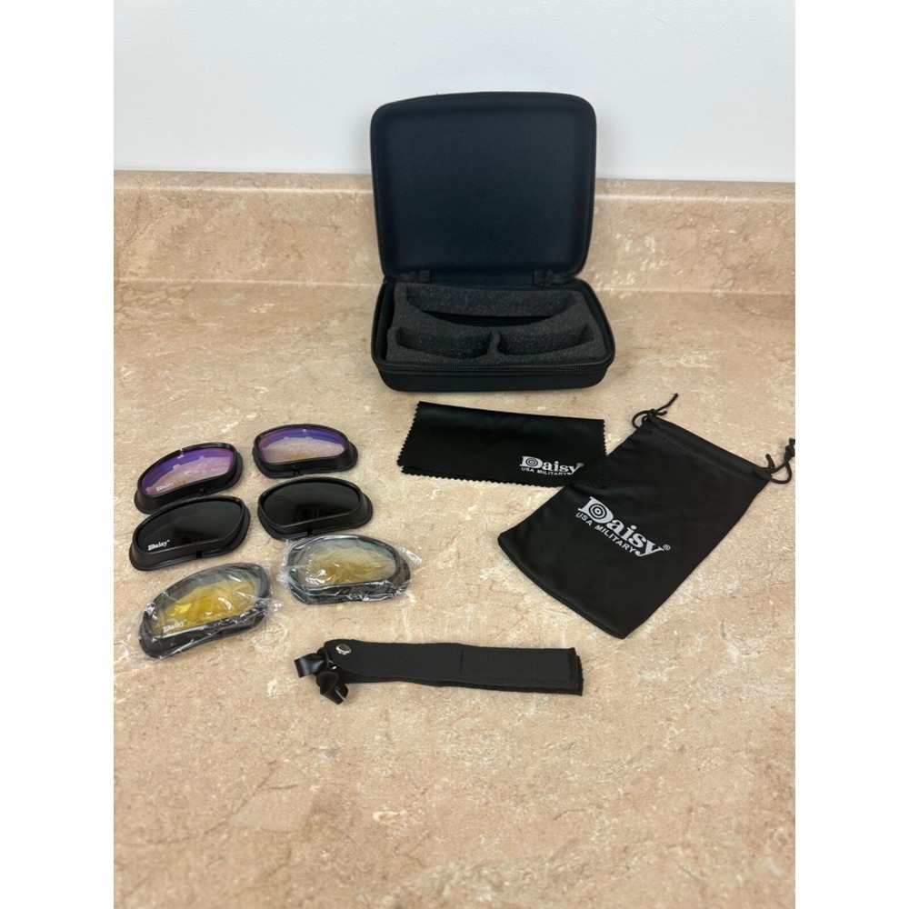 Daisy C5‎ Military Tactical Goggles Motorcycle Riding Glasses_Lenses Only!